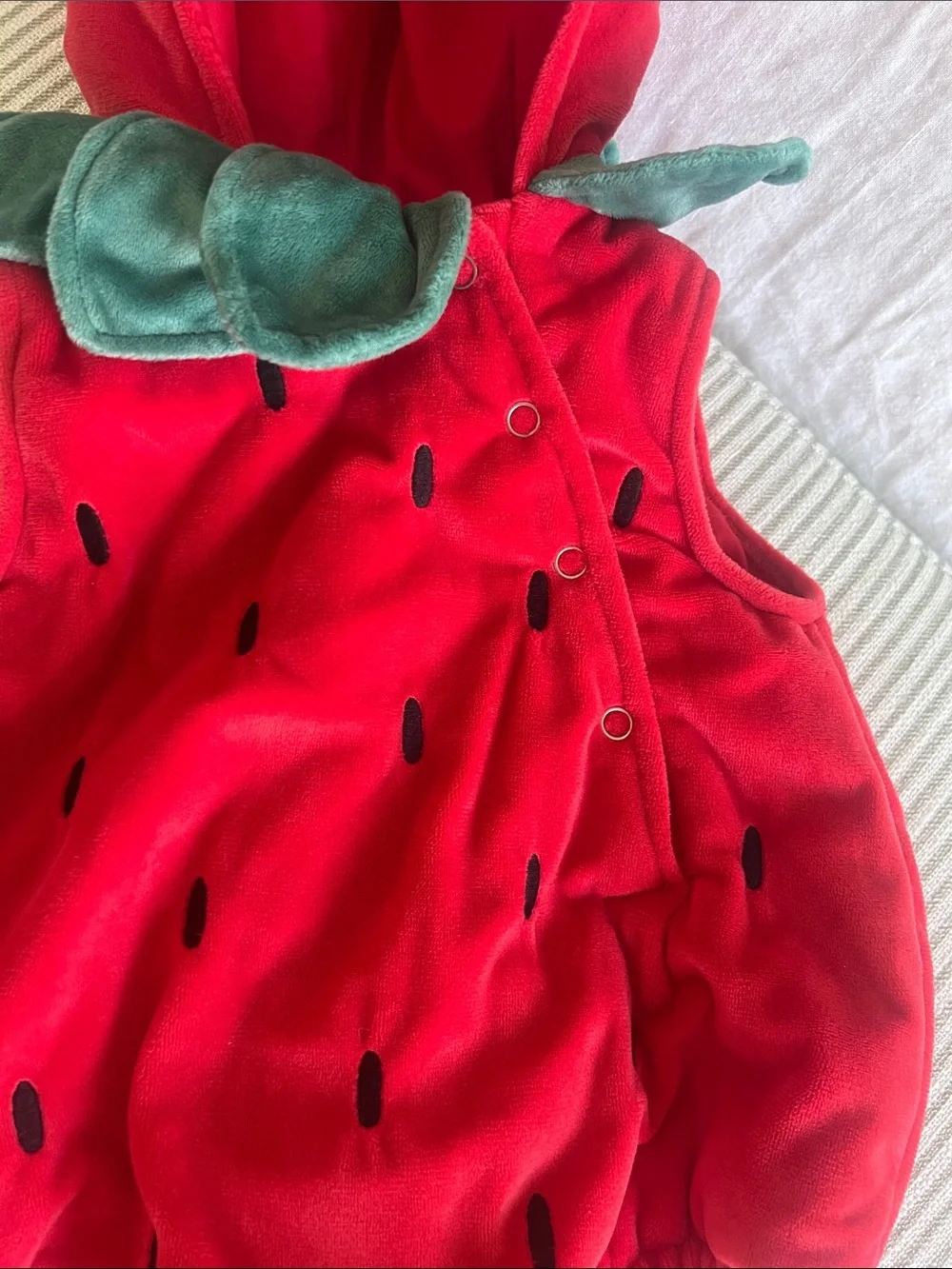 Pottery Barn Kids Strawberry Baby Costume